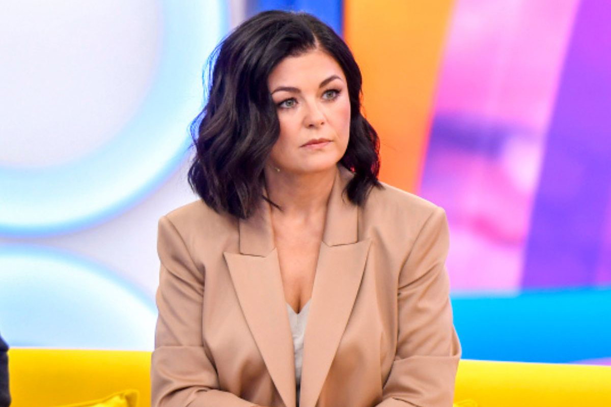 Katarzyna Cichopek na planie "Halo tu Polsat"