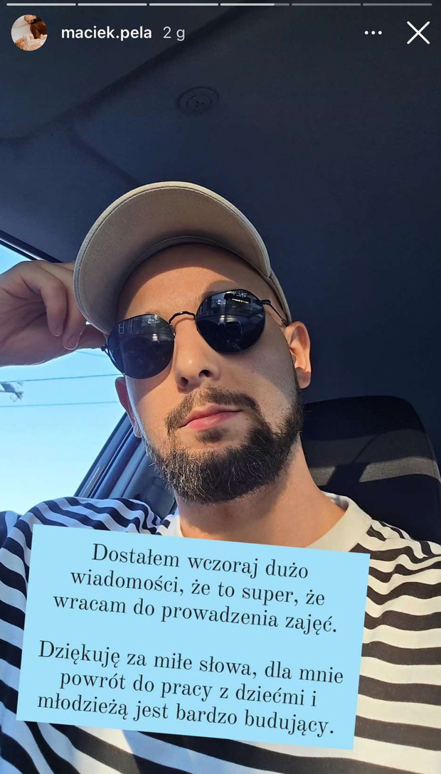 Maciej Pela ogłosił radosną nowinę