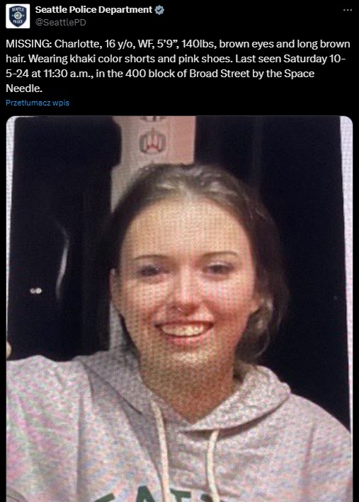 Zaginęła Charlotte Drozd
