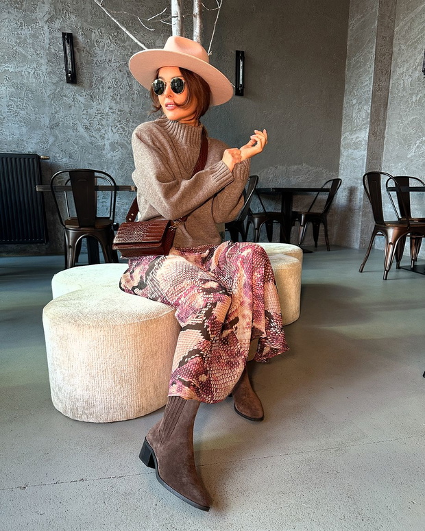 Paulina Sykut w jesiennej stylizacji
