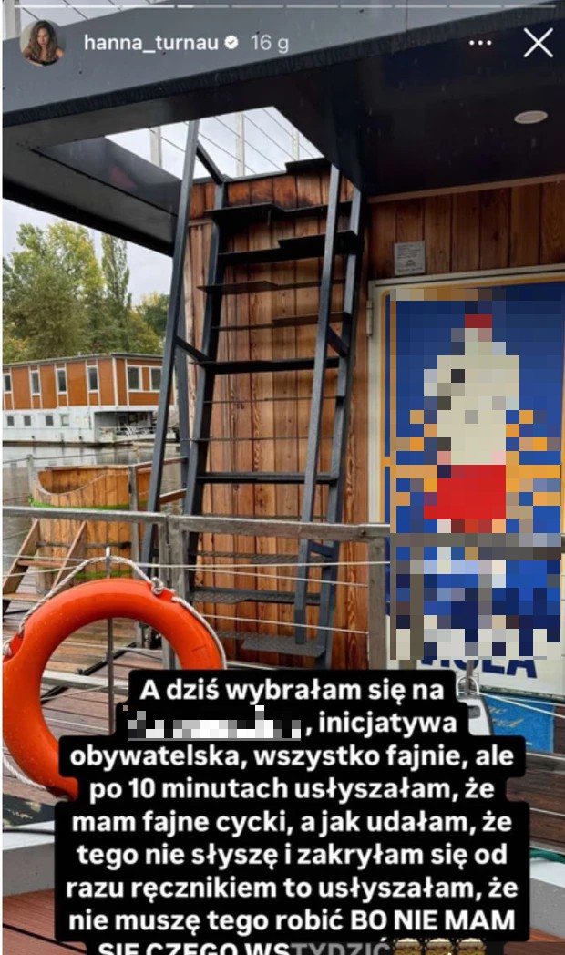 Hanna Turnau o sytuacji w saunie