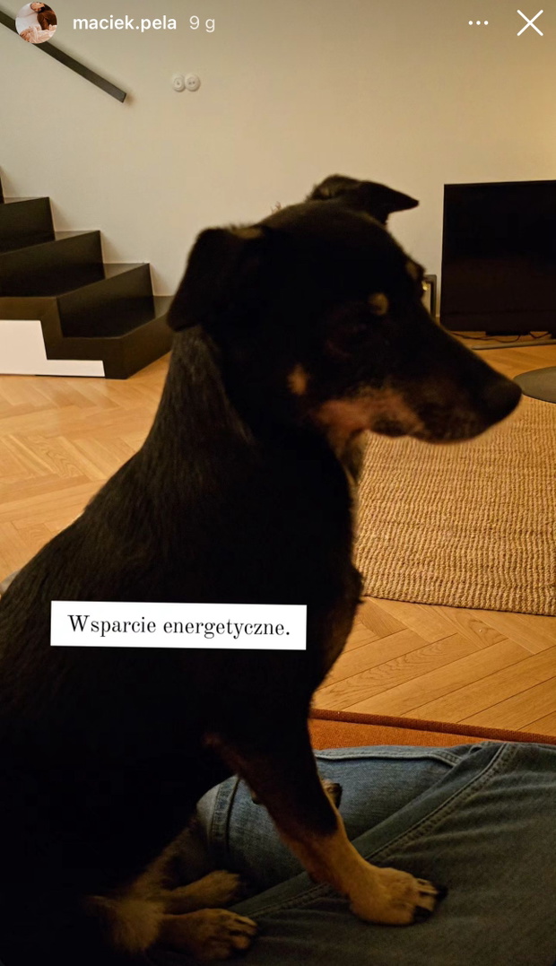 MAciej Pela pokazał wsparcie