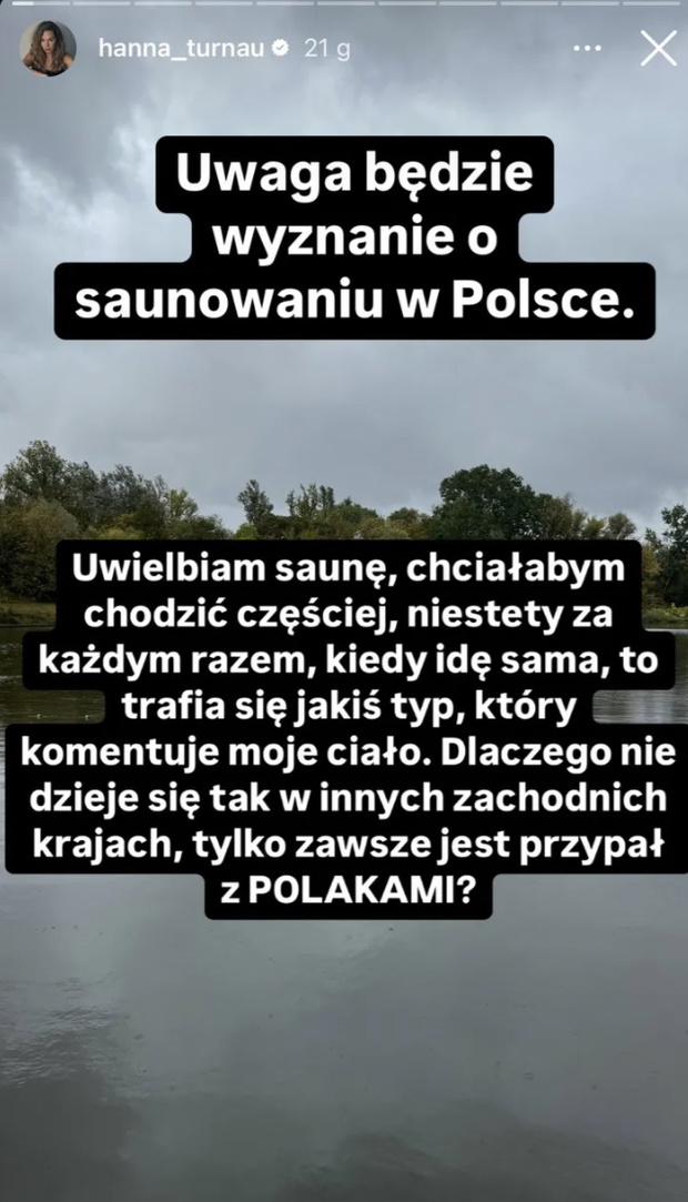 Hanna Turnau o sytuacji w saunie 3