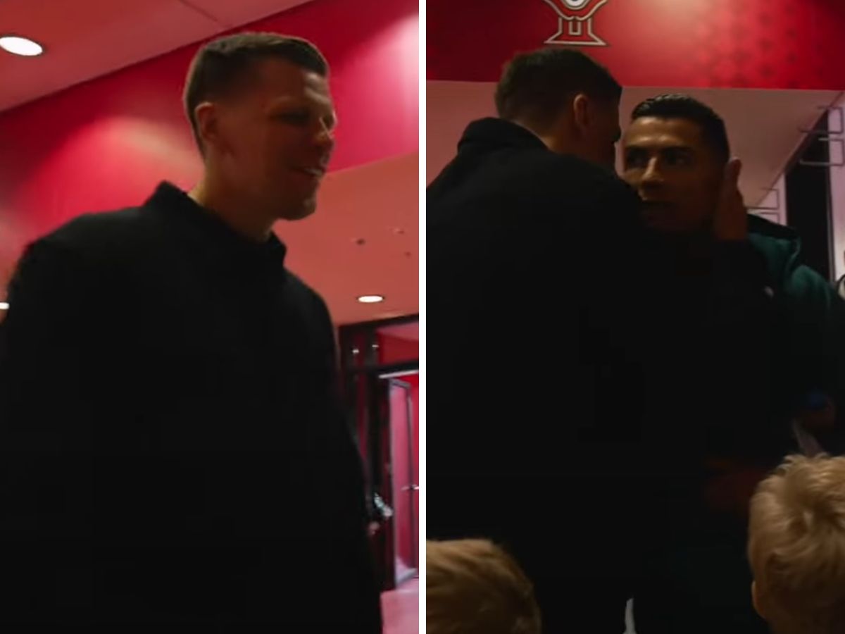 Wojciech Szczęsny i Cristiano Ronaldo