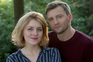 Iga Krefft i Arkadiusz Smoleński na planie M jak miłość
