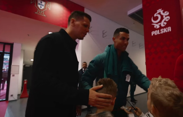 Wojciech Szczęsny i Cristiano Ronaldo