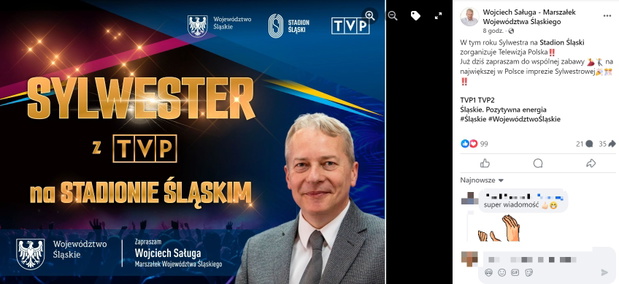 Sylwester TVP na Stadionie Śląskim