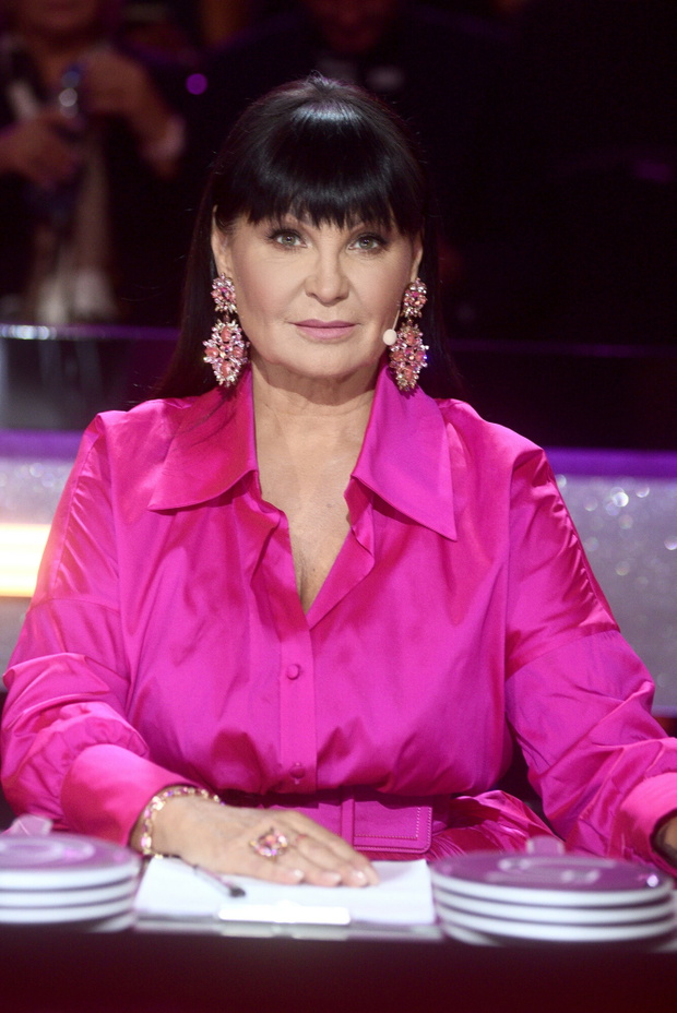Iwona Pavlović na planie Tańca z Gwiazdami