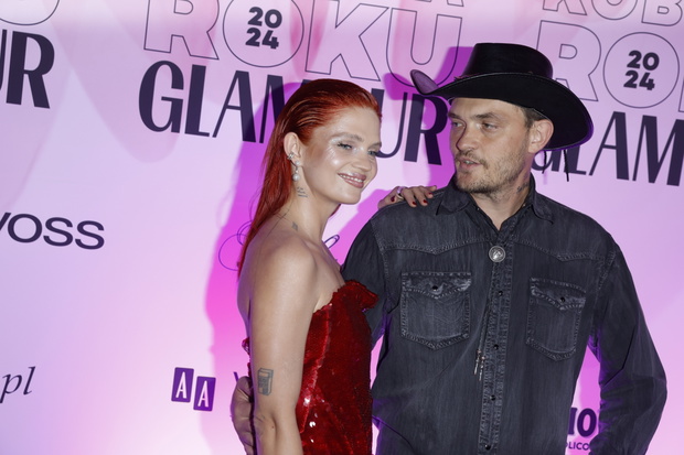 Margaret z ukochanym na gali Kobieta Roku Glamour