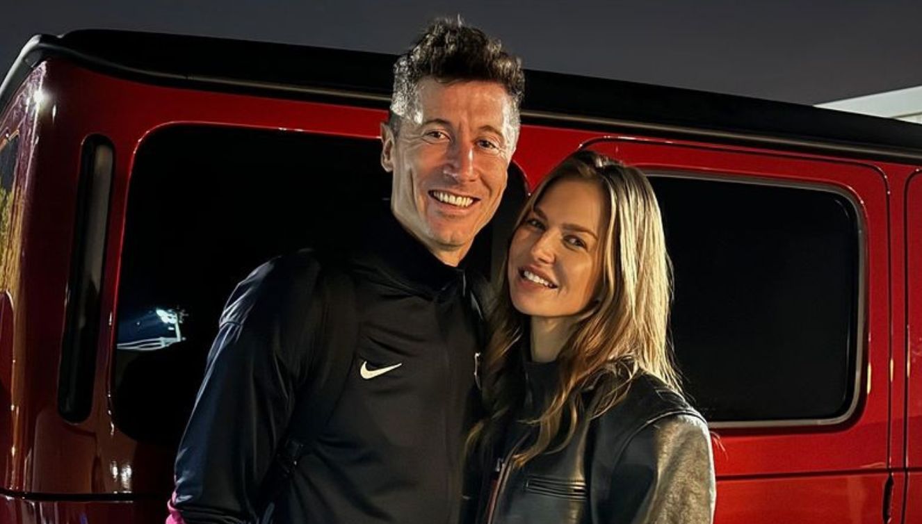 Ania i Robert Lewandowscy