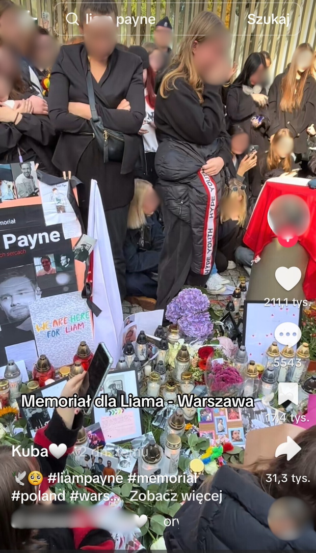 Polscy fani żegnają Liama Payne'a