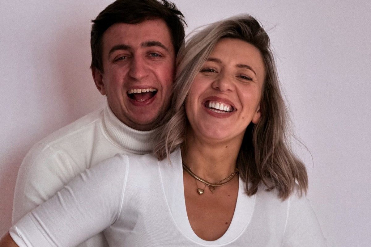 Małgorzata Borysewicz i Paweł Borysewicz z Rolnik szuka żony w ciążowej sesji