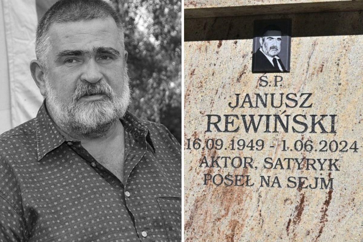 Grób Janusza Rewińskiego