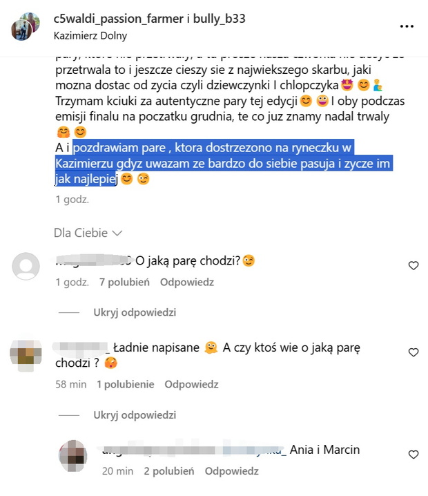 Waldemar zdradził finał 11. edycji Rolnik szuka żony