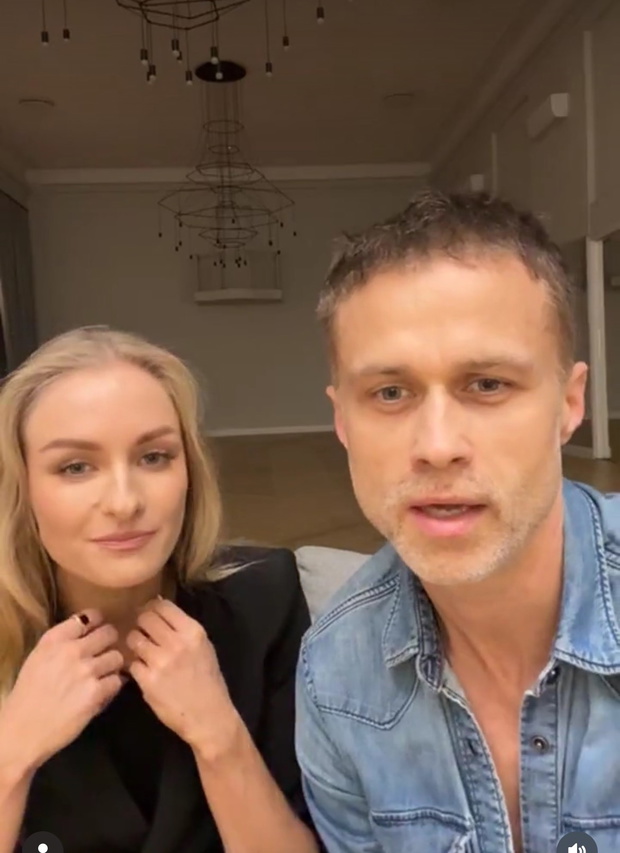 Maciej Zakościelny i Sara Janicka