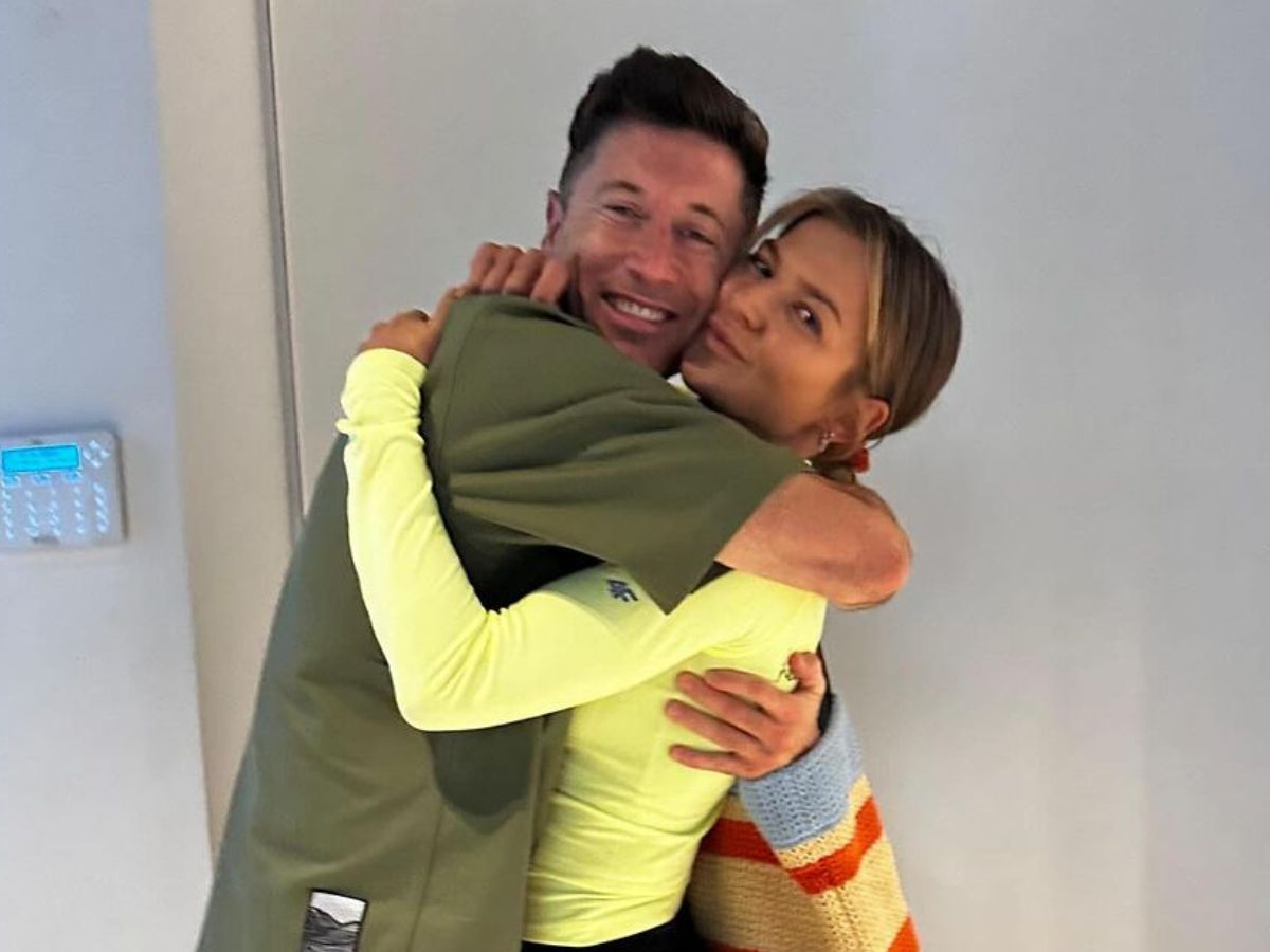 Ania i Robert Lewandowscy