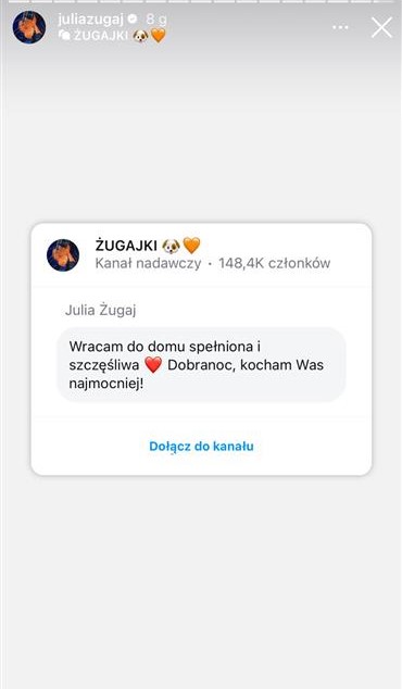 Julia Żugaj - wpis