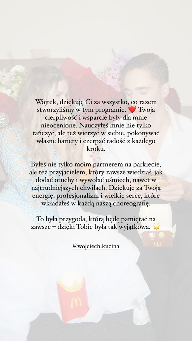 Julia Żugaj zwróciła się do Wojtka Kuciny