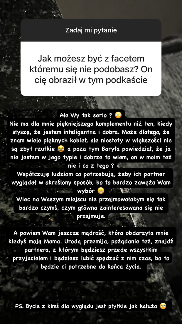Blanka Lipińska o swoim partnerze