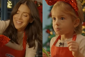 Córka Klaudii Halejcio w reklamie