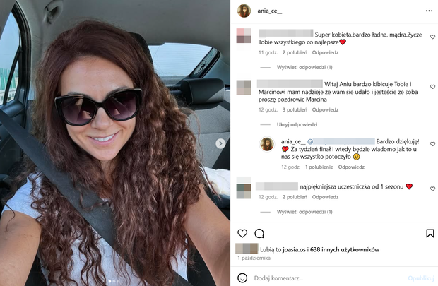 Ania z Rolnik szuka żony zareagowała na wiadomości na temat jej relacji z Marcinem