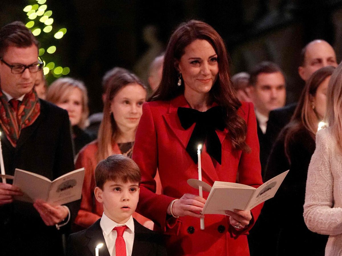 Księżna Kate i książę Louis