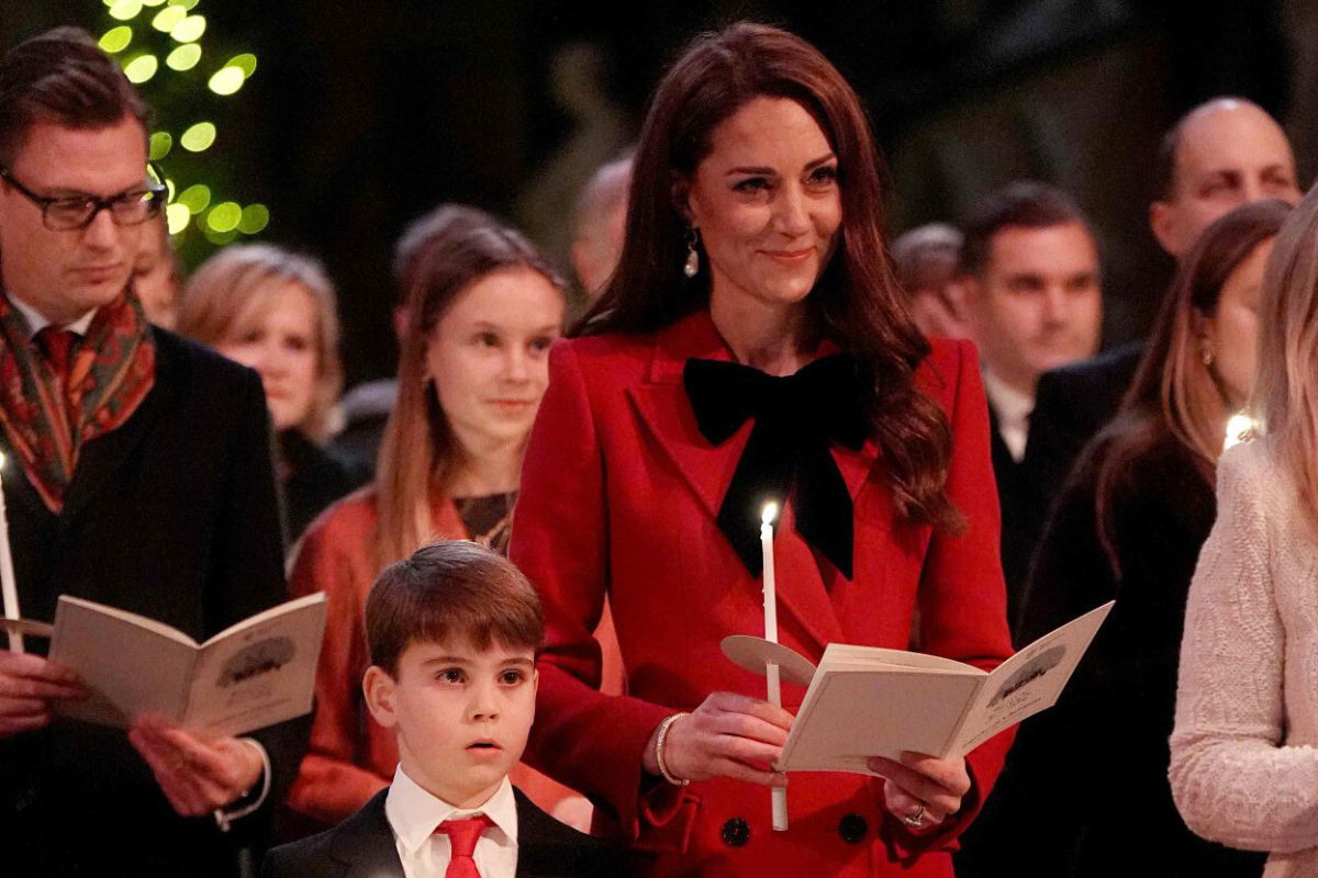 Księżna Kate i książę Louis