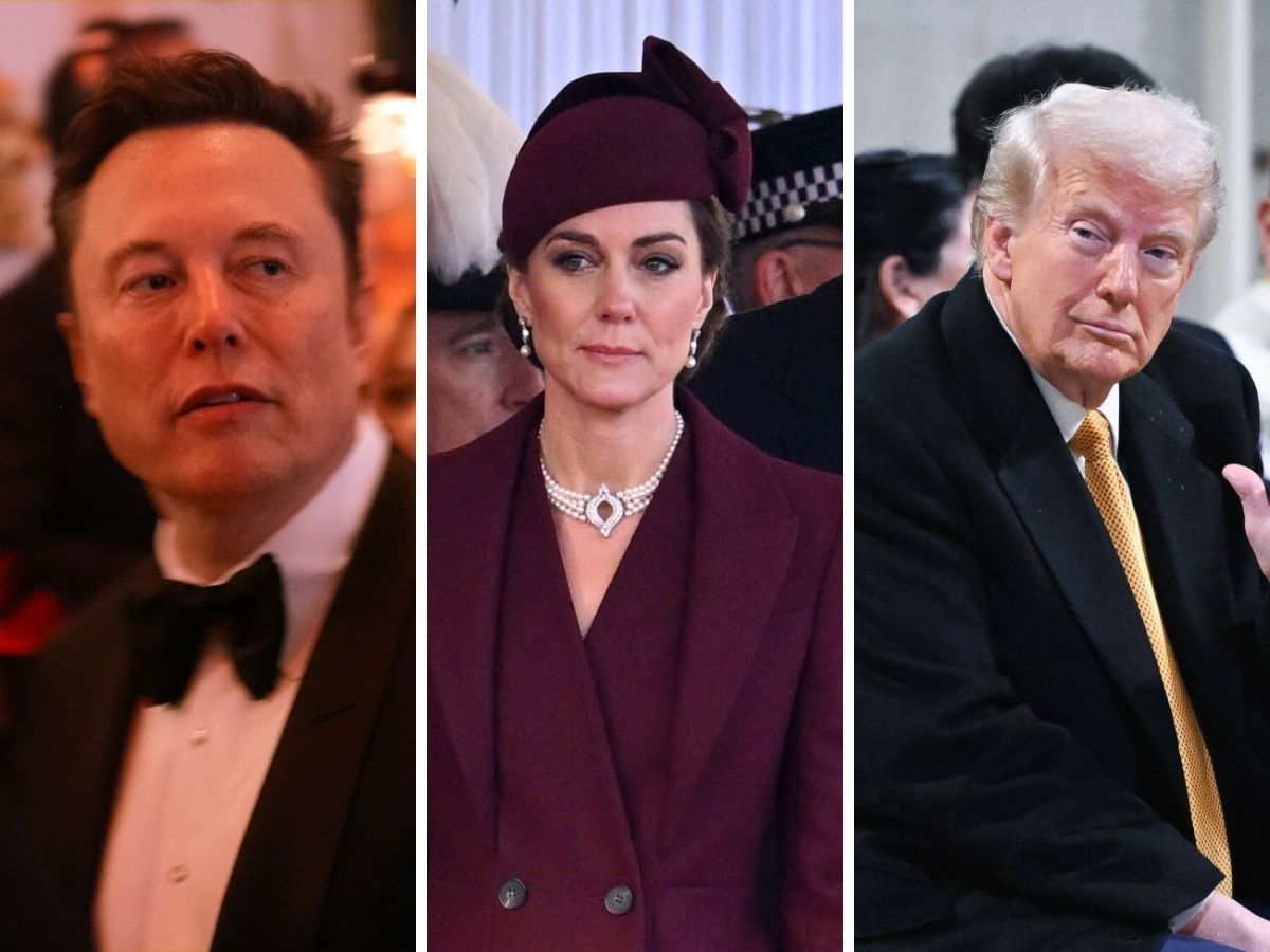 Księżna Kate, Elon Musk, Donald Trump