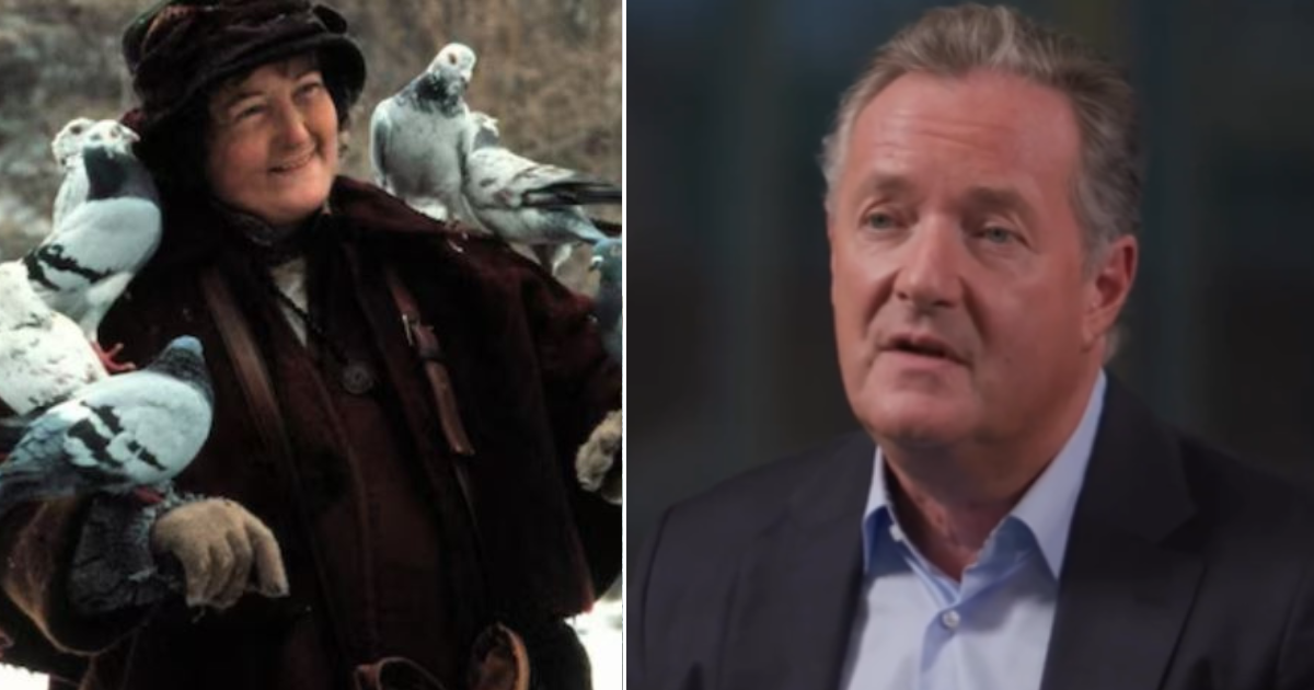 Piers Morgan i Brenda Fricker