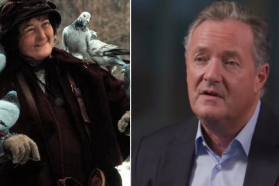 Piers Morgan i Brenda Fricker