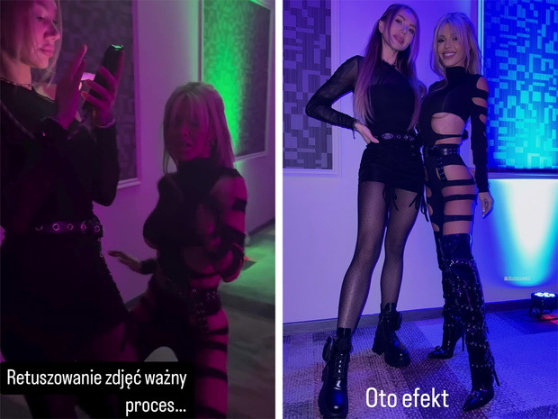 Tak bawiła się Doda po sylwestrze z Polsatem