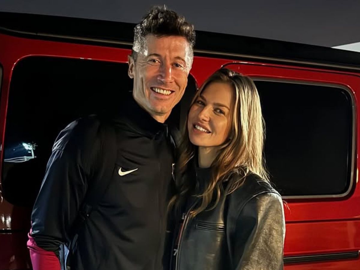 Ania i Robert Lewandowscy