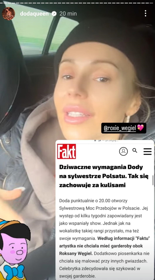 Doda grzmi ws. Roxie Węgiel