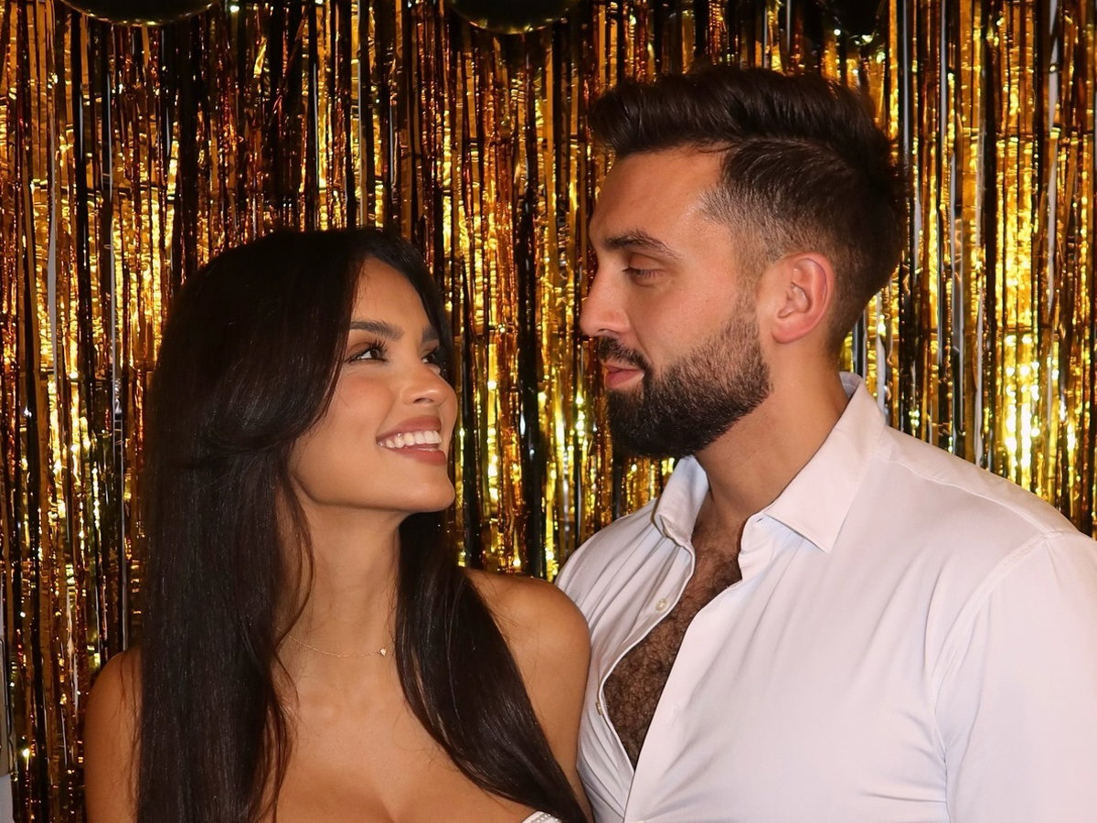 Klaudia El Dursi w ciąży i jej partner podczas sylwestra