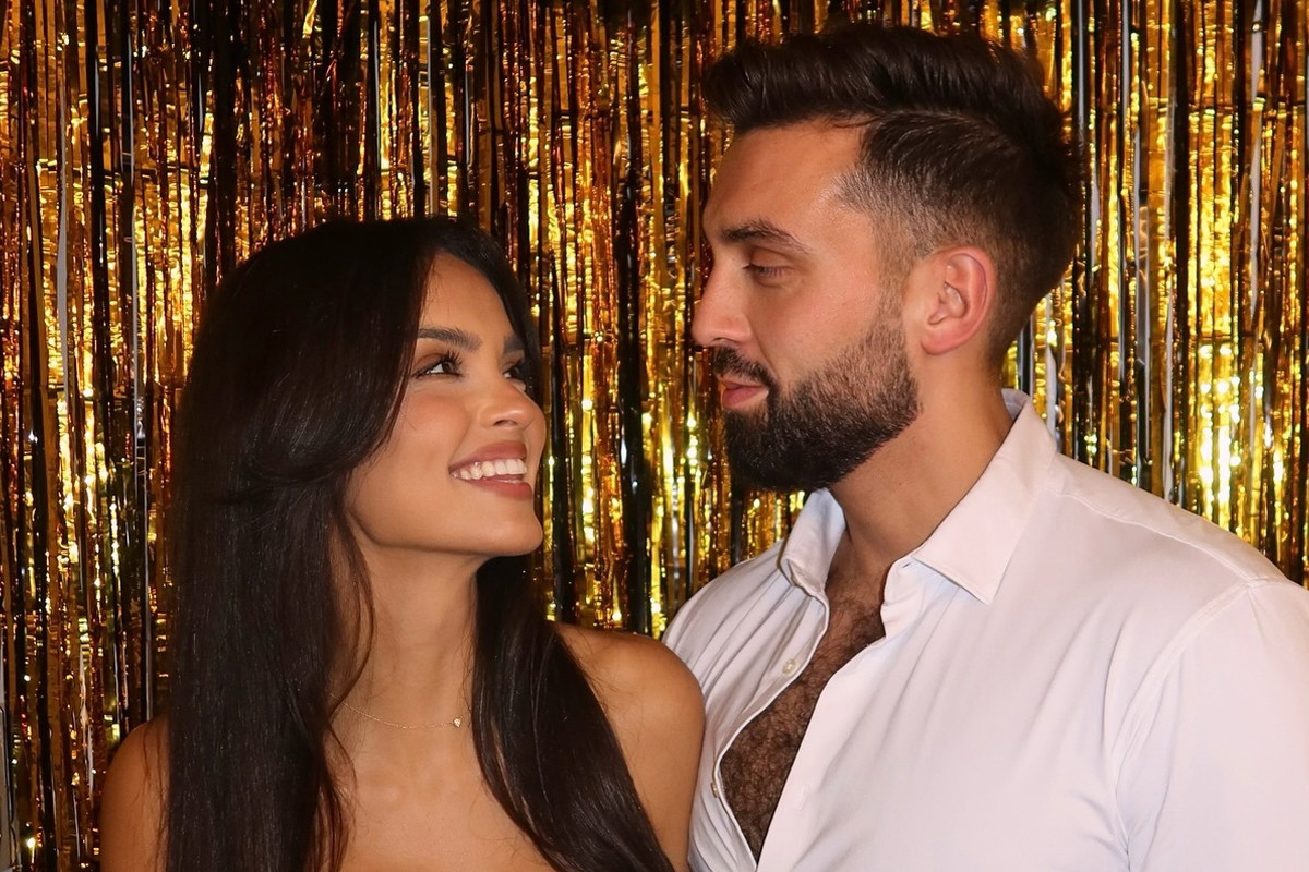 Klaudia El Dursi w ciąży i jej partner podczas sylwestra
