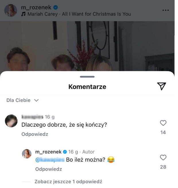 Poruszenie pod zdjęciem Małgorzaty Rozenek