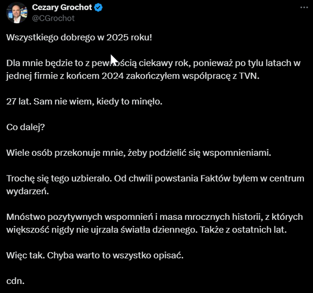 Wpis - Cezary Grochot