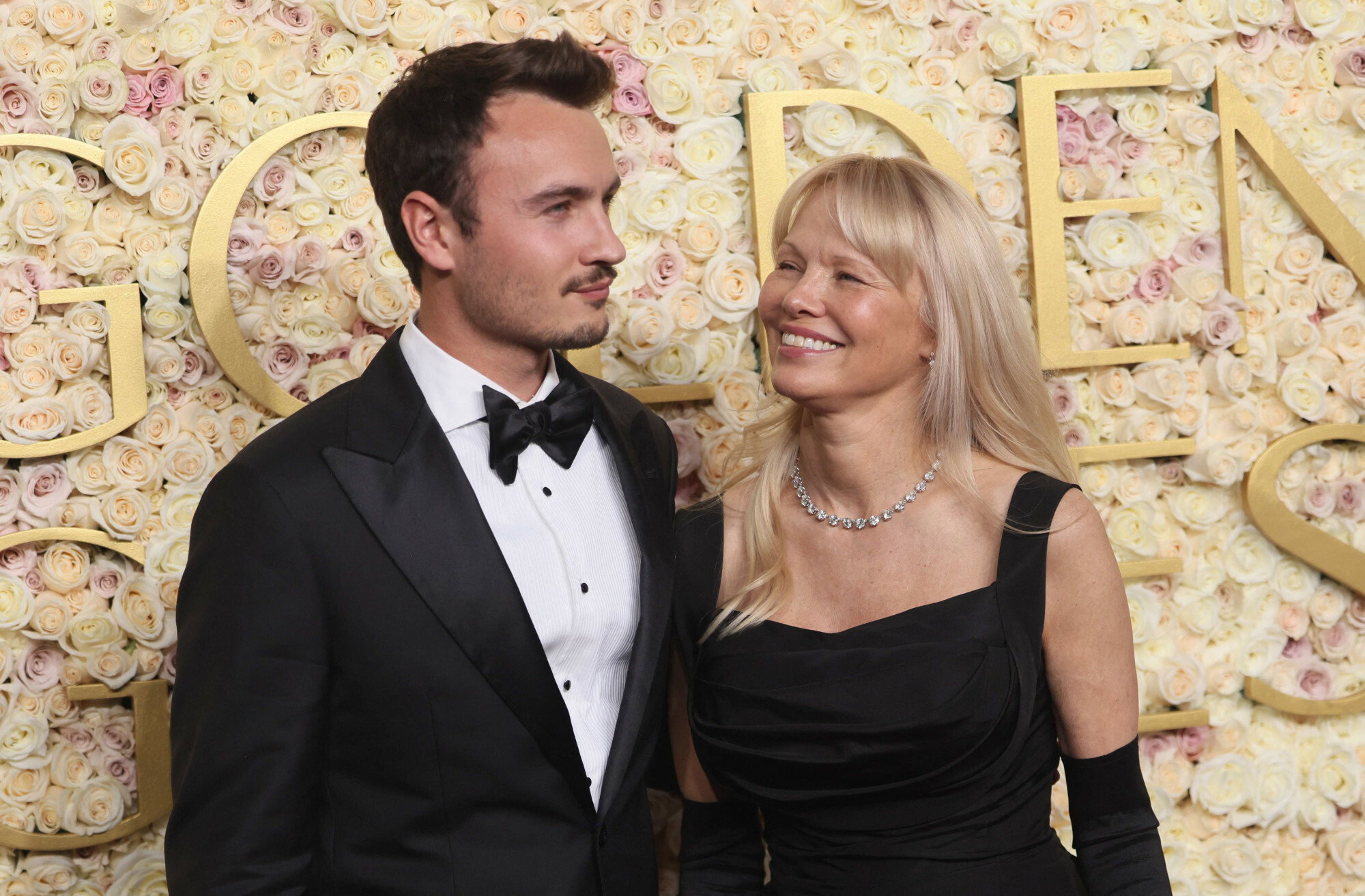 Pamela Anderson pochwaliła się synem na Złotych Globach