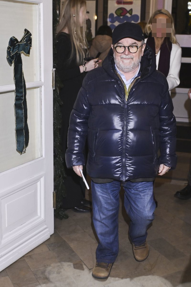 Edward Miszczak z żoną na premierze w teatrze