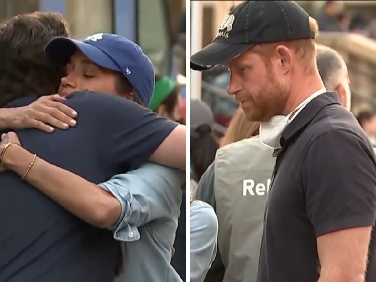 Książę Harry i Meghan Markle po pożarach w Los Angeles