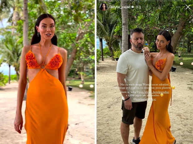 Edyta Zając na planie Hotelu Paradise