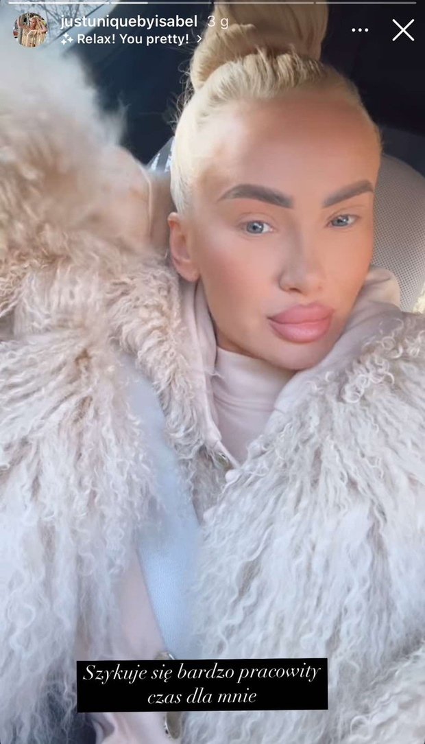 Izabela Macudzińska bez sztucznych rzęs