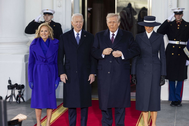 Donald Trump, Joe Biden, Jill Biden, Melania Trump