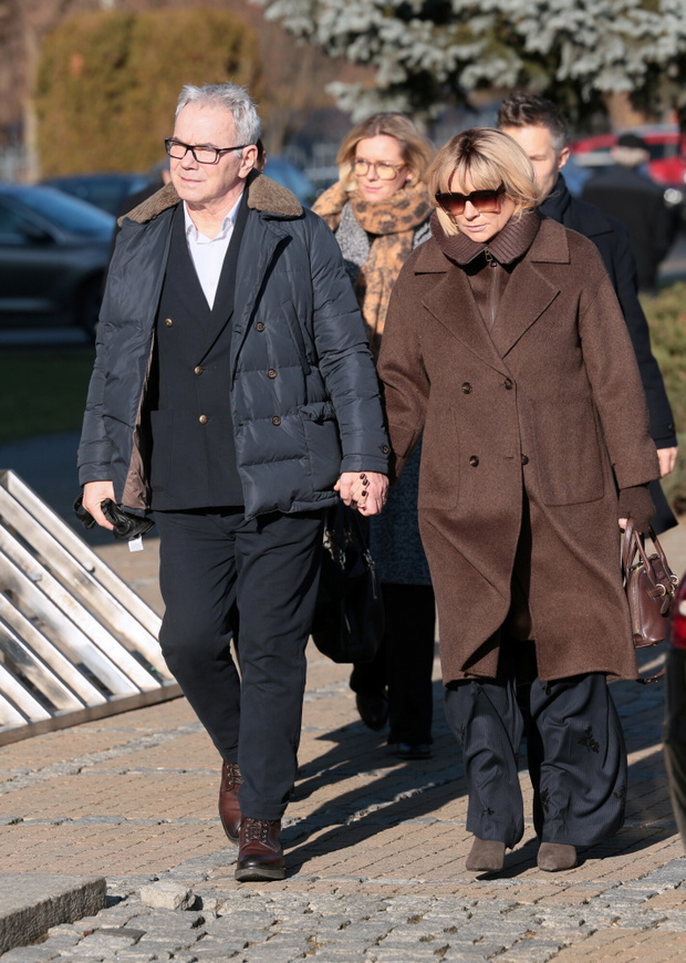Robert Janowski z żoną