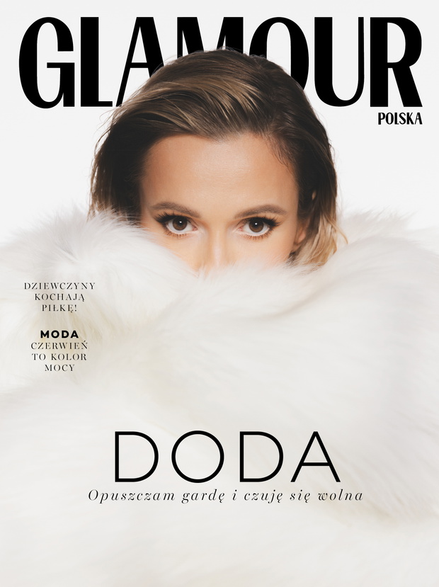 Doda na okładce Glamour
