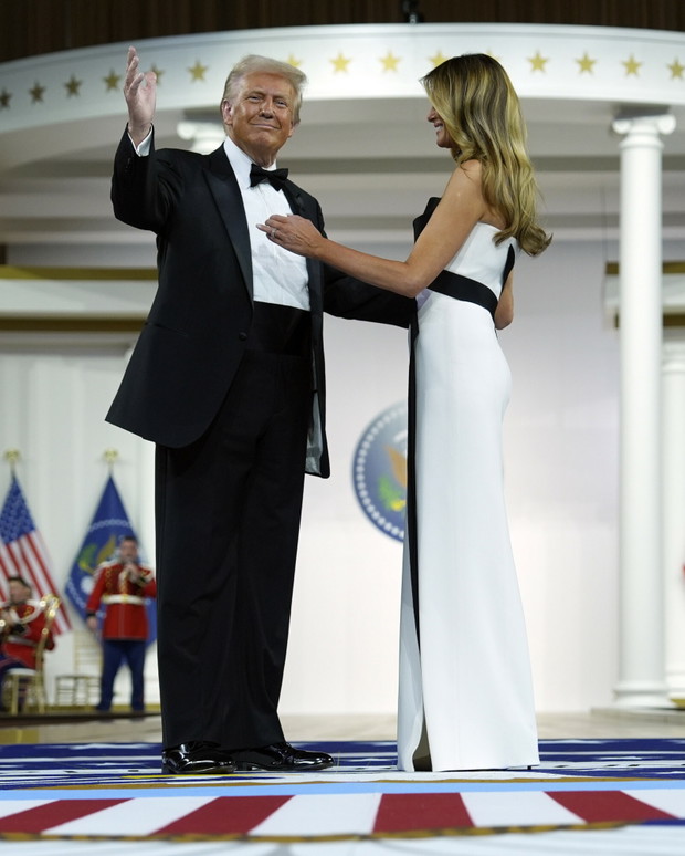 Melania Trump na balu inauguracyjnym Donalda Trumpa