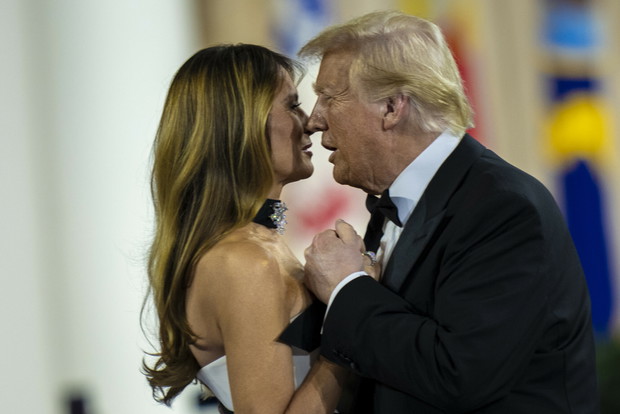Melania Trump na balu inauguracyjnym Donalda Trumpa