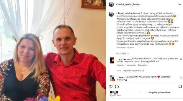 Waldemar i Dorota z Rolnik szuka żony