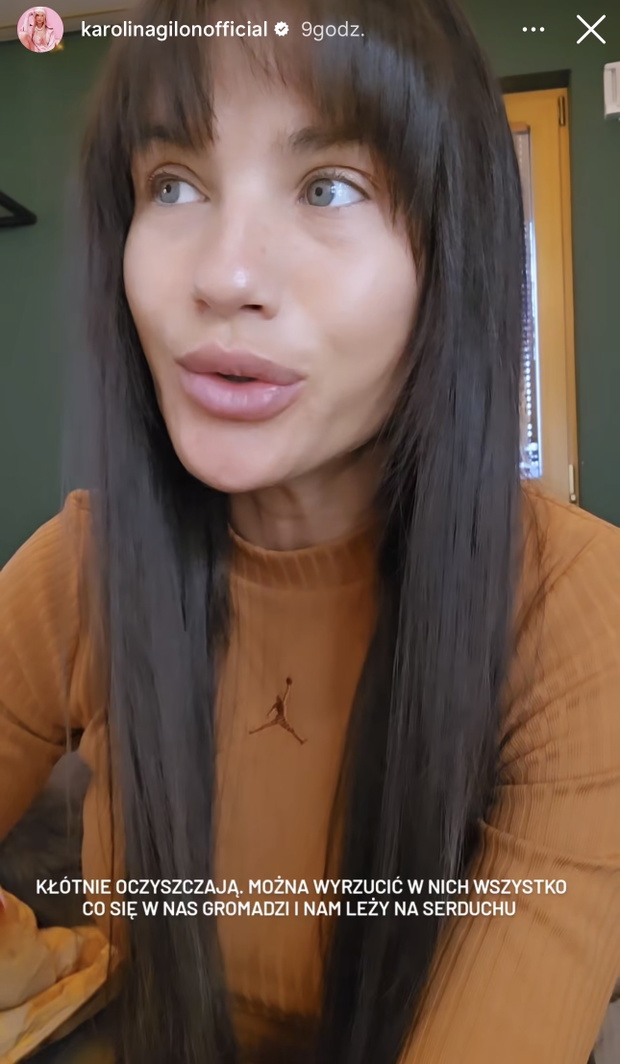 Karolina Gilon o kłótni