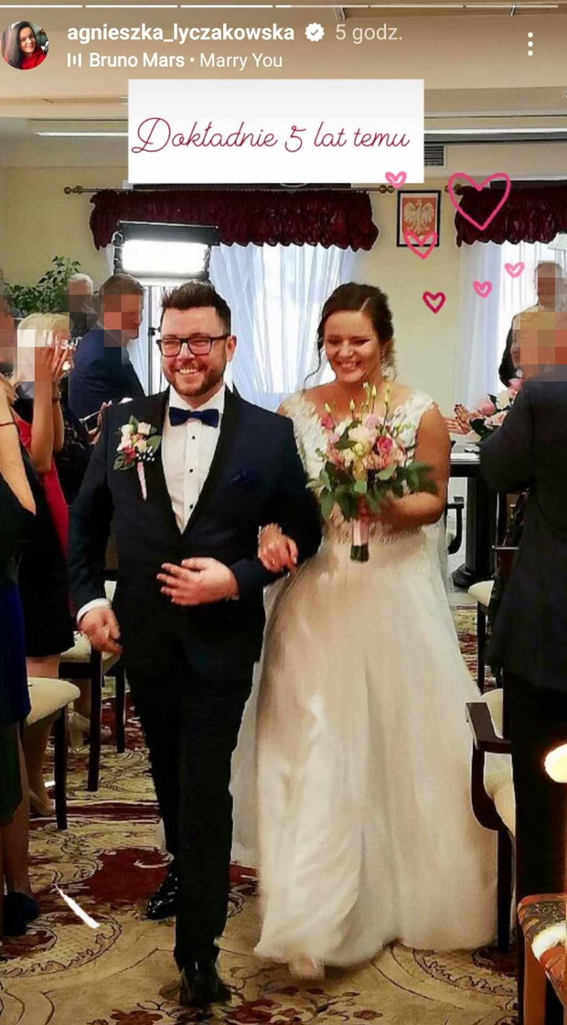 Ślub od pierwszego wejrzenia Agnieszka i Wojtek świętują 5 rocznicę ślubu